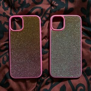2 iPhone 11 rhinestone cases